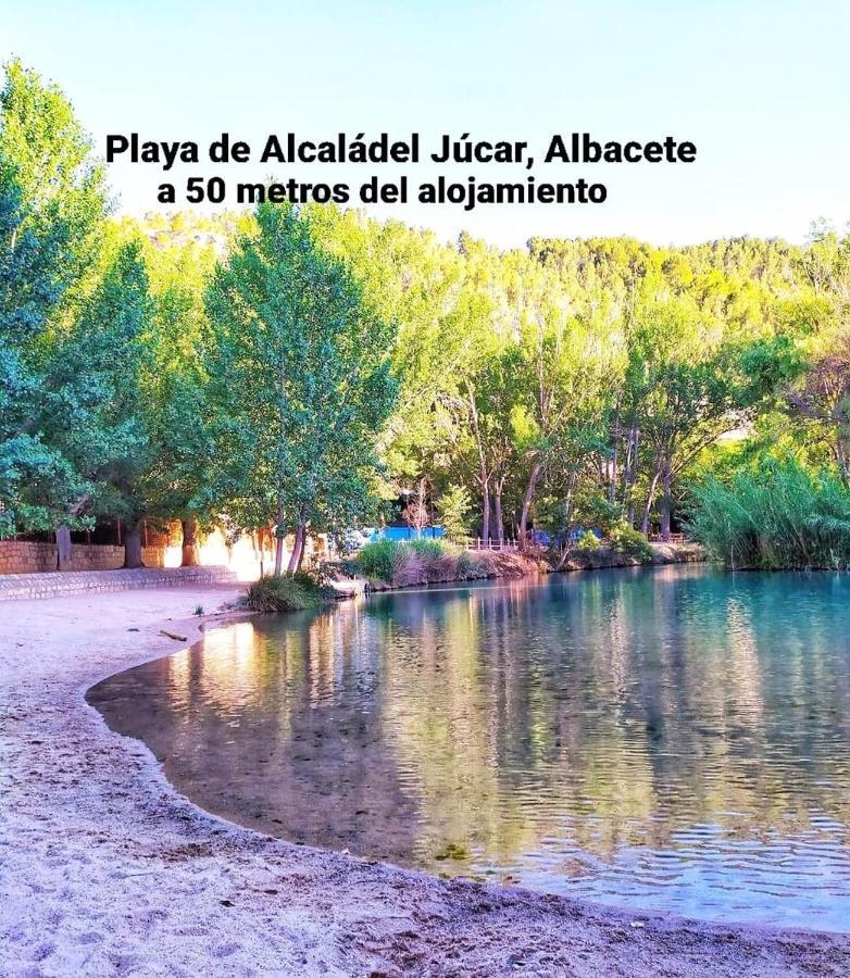 Apartamentos Los Robles Alcala del Jucar Buitenkant foto